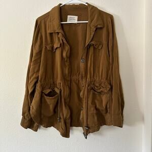 Ashley by 26 International Womens Anorak Utility Jacket Size XL Boho Shabby 00s